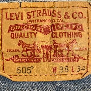 Levi's Classic Straight Blue Jeans